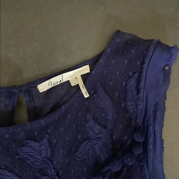 ANTHROPOLOGIE floreat blouse - Picture 3 of 6